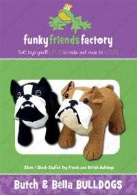 Funky Friends Factory Bulldog Sewing Pattern...