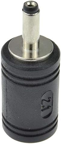 DC Power Adapter 5.5mm x 2.1mm to 3.5mm x 1.3mm, DC in line Socket Female to DC Male Plug, Coaxial Power Converter for CCTV Equipment, Video Surve...