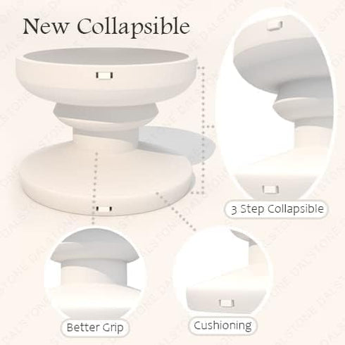GRIPONG Cute Soft Silicone Cover Expandable Collapsible Mobile Phone Grip Stand Holder for Smartphone Tablet Cell Phone Accessory (Purple)...