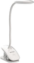 Clip on Light for Bed & Desk, Reading in Bed, Dorm, Flexible Gooseneck, Battery Operated Rechargeable Clamp Lamp for Headboard, Eye-Caring LED Lig...