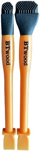 BTwood - Set of 2 Silicone Glue Brush 1" and 1/2" - Ideal for Wodworking, Arts, Crafts, Around The Home and Hobbyists....