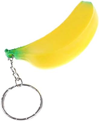 iMagitek 15 Pack Banana Keychains for Kids Party Favors Supplies, School Carnival Prizes, Party Bag Gift Fillers, Banana Stress Relieve Toy...