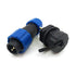 2Pin Aviation Connector Plug and Socket,Waterproof Power Connector,Panel Mount 13mm,Waterproof IP67,LED Light Cable Wire Connector...