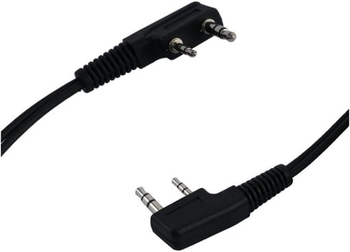 Sarcia Walkie Talkie Earpiece Headset MIC PTT Compatible with Kenwood Baofeng 2pin UV-5R BF-888S BF-F8HP Arcshell AR-5Two Way Radio with 2 Wire Co...