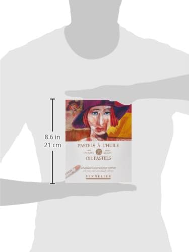 Sennelier Cardboard Oil Pastel Set, 24 Count (Pack of 1), Portrait...