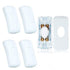 5 Pcs Inline Switch, Cord Appliance White Switch, Button ON Off for Lamp, Rated 2A 250V, Replacement Repair for Control LED Electrical Line Extens...