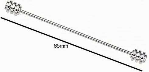 2 Pieces Collar Pin Collar Bar Collar Bar Pin Shirt Collar Bar Tie Pins Necktie Pins Clip Clasp Lapel Stick Brooch Screw Design Shirt Collar Bar f...