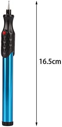 Electric Cordless Engraving Pen, Etcher Engraver Tool with 5Pcs Replaceable Diamond Tip Bit, Engraving Pen for Metal, Wood, Glass, Plastic, Jewelr...