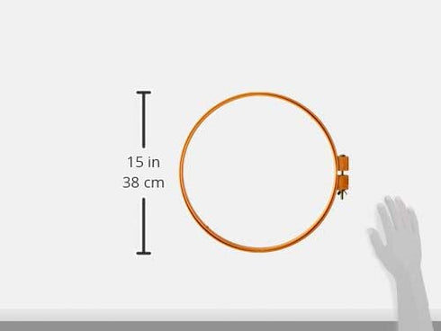 Dritz 3203 Plastic No-Slip Quilting Hoop, 14-Inch, Natural...