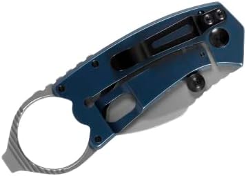 Kershaw Antic Folding Pocket Knife; 1.75-Inch 8Cr13MoV Stainless Steel Bead Blasted Blade, Stainless Steel PVD Coated Handle, Manual Opening, Bott...