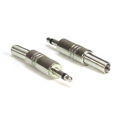Cess 3.5mm Mono Male Plug Jack Adapter Cables Connectors (10 Pack)...