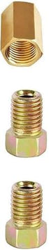 1Pc Yellow 24 Threads Brake Line Fittings Assortment Automotive Replacement Brake Fittings Hose, Lines and Fittings for 3/16 Inch Tube (4 Unions, ...