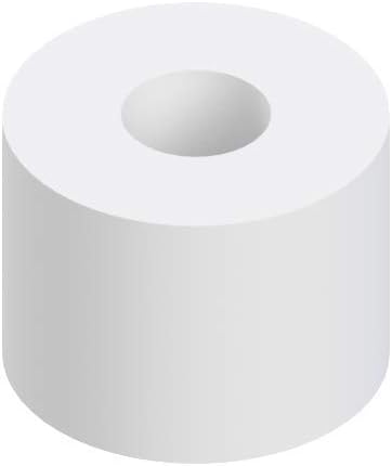 Nylon Spacer 3/8" Thick, 1/2" OD 0.194" ID, 50 Pack for VEX Robotics...