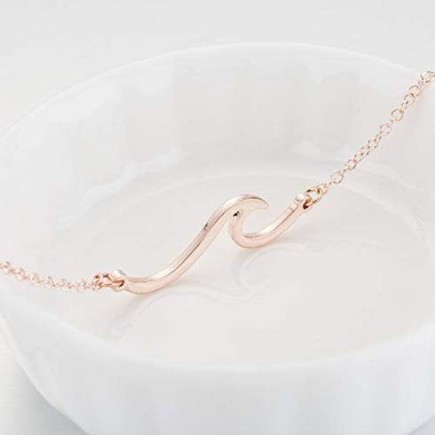 Wave Anklet Bracelet for Women,Charm Summer Surfer Beach Link Foot Ankle Bracelets Jewelry...
