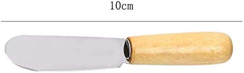 20-Pack Butter Spreader Stainless Steel Sandwich Cream Cheese Knives Set Wood Handle 4-inch...