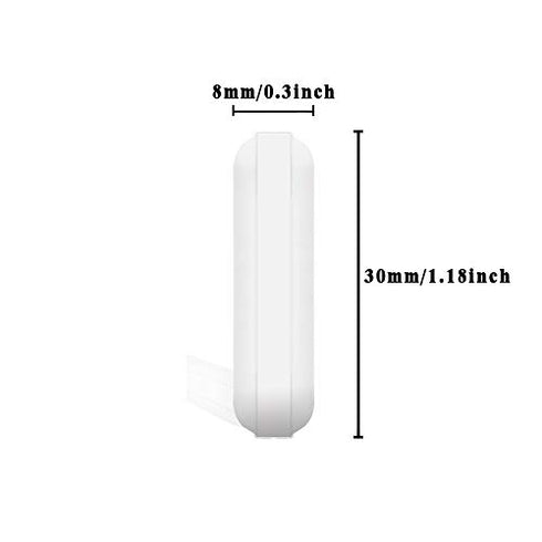 10 Pcs 30mm(1.18 inch) PTFE Magnetic Stirrer Mixer Stir Bar,White Color,Laboratory Bar,Stir Plate Bar,Stir Plate Magnet,Stir Rod Magnetic...