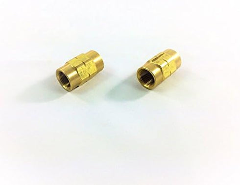 The Stop Shop Inverted Flare Unions for 3/16" Tube with 10x1mm Threads (Pack of 2)...