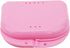 1Pc Pink Mouth Guard Case Orthodontic Retainer Box Denture Storage Container, Pink Attractive Design Easy to Clean and Store Convenient to Carry,O...