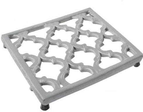 JOGREFUL Cast Iron Trivet Mats, Kitchen Pot Holders to Portect Table/Countertops, Heat Resistant Mats for Teapot/Hot Dishers/Plates, Vintage Mats ...