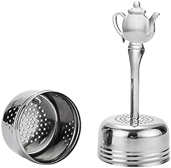 Leden Tea infuser Stainless Steel Tea Strainer & Steeper for Loose Tea, Cute Teapot Shaped Tea Filter for Mug, Tea Cup 1 Pack...
