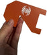 Wallet Shim - Credit Card Size Tool | Cool Gadgets for Men and Women: PVC Wallet Card - Orange...