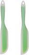 Nonstick Silicone Knife Shaped Flexible Kitchen Spatula Scraper Turner,Kitchen Cooking Utensils With Nylon Core (Green(Set of 2))...