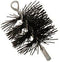 Imperial Br0075 Polypropylene Round Chimney Cleaning Brush 5", 3/8" Nspm, 25"...