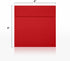 LUXPaper Square Invitation Envelopes | Peel & Press | 6" x 6" | Ruby Red | 80lb. Text | 50 Qty...