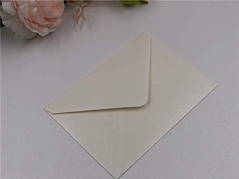 25 PCS Pearl Ivory Envelopes A7 ,5.35 x 7.7 inches, Perfect for 5x7 Wedding Invitation Cards,Birthday Greeting RSVP Invite...