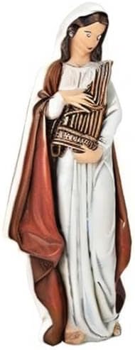 Joseph's Studio by Roman Inc., Renaissance Collection, Holy Statue Figurine, 6" H St Cecilia Figure, Religious Figure, Religious Décor, Catholic G...