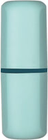 Double Mouthwash Cup Travel Wash Toothbrush Cup Daily Gadgets Container Toothpaste Comb Storage Box Holder Bathroom Accessorie(7.8inch,Light Blue)...