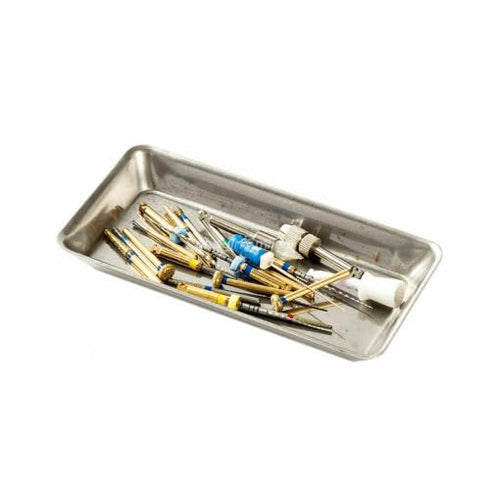 Dental Medical Tray Stainless Steel Surgical Tray Mini Bur Tray Dish for Dentist (1Pc)...