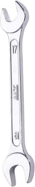 Utoolmart Double Open End Wrench, 185mm Length Metric Wrench, 17mm x 19mm Wrench Repairs Tool, 45# Carbon Steel, Chrome Plated...