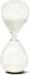 SWISSELITE Hourglass Sand Timers, Hourglass Sand Clock Inspired Glass for Home, Desk, Office Decor (8Inch-30Mins Lucent White)...