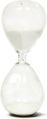 SWISSELITE Hourglass Sand Timers, Hourglass Sand Clock Inspired Glass for Home, Desk, Office Decor (8Inch-30Mins Lucent White)...