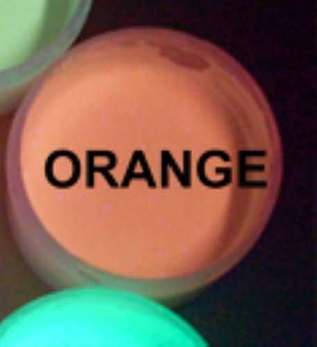 SIX Color UV Reactive Fluorescent Invisible Neutral Acrylic Paint Set- 1/2oz pots...