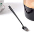 6 PCs Stainless Steel Mixing Spoon with Black Finish - Stirrer Spoon with Shovel-Shaped Head for Coffee, Ice Tea, Soft Drink, Cocktail, Length 6-1...