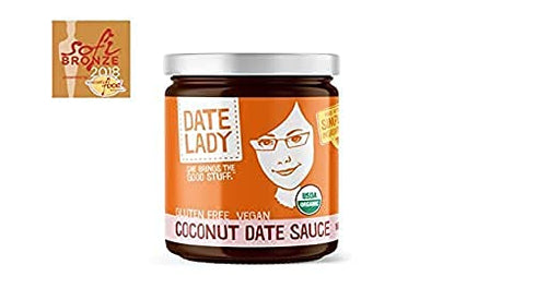Organic Date Coconut Sauce | Dairy-Free Vegan Caramel (2 Jars) | Use as a coffee creamer, dip apples, pour on your pancakes or as an ice cream top...