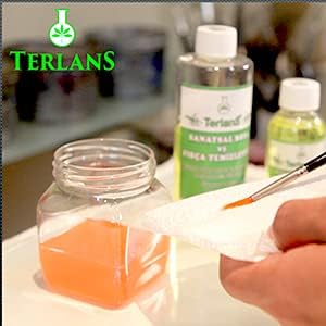 TERLANS Oil Paint Thinner, 250 ml (8.4 Fl. Oz.) Completely Odorless Liquid/Art Paint Brush Cleaner/Degreaser/Turpentine Substitute...