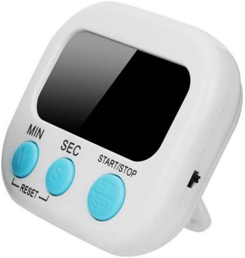 LCD Digital Kitchen Cooking Timer Count Down Up Clock Loud Alarm,Backing Stand Cooking Timers for Baking, Small Classroom Timer for Study...