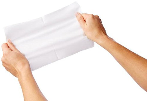 Medline Ultrasoft Disposable Dry Cleansing Cloths, Fragrance-Free, 10 x 13 inches, 50 per Bag, One Bag...