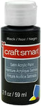 Satin Acrylic by Craft Smart 2 oz. (Black)...