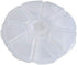 ALL in ONE 3pcs Round Clear Plastic Storage Box Bead Organizer Display Containers (10X2.5cm 8 Grids)...