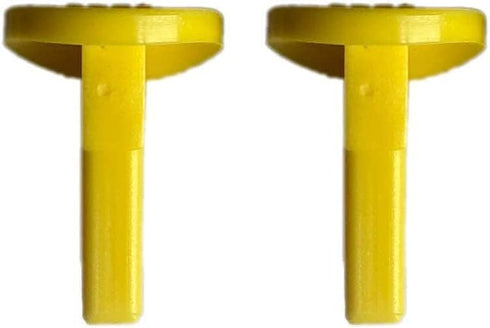 Yellow Safety Switch Key Compatible with Craftsman Radial Arm Jointer Band Drill Sears Table Saw, Sander, Band Saw, Drill Press Parts- Oval (2pcs-...
