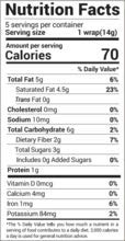 NUCO All-Natural, Certified Organic, Paleo, Gluten Free, Vegan Non-GMO, Kosher Raw Veggie Coconut Wraps Cinnamon Flavor. NO Salt Added Low Carb an...