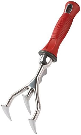 Garden Weasel Tiller – Till & Cultivate with Ease! – Features Dependable Aluminiron Construction, Non-Slip Comfort Grip, Two-Sided Prongs...