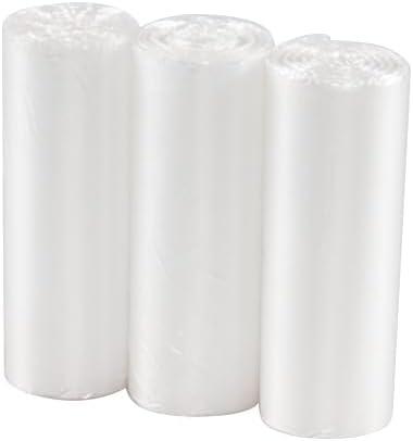 1.2 Gallon Small Clear Trash Bag, Bathroom Trash Can Liners, 75 Counts...