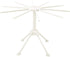 Cambom Collapsible Pasta Drying Rack - Spaghetti Noodle Drying Rack with 10 Bar Handles White...