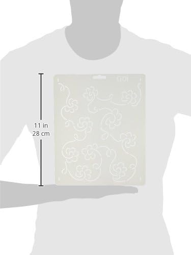 Quilting Creations Small Floral Background Quilt Stencil...