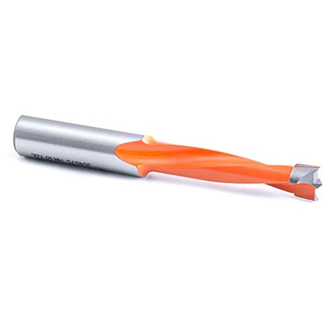 Amana Tool - 304075 Carbide Tipped Brad Pt Boring Bit L/H 7.5mm Dia x 70mm Long x 10mm Sha...